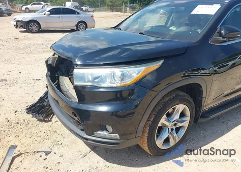 2015 Toyota Highlander Limited V6 из США, поврежденный, VIN 5TDYKRFH5FS066581
